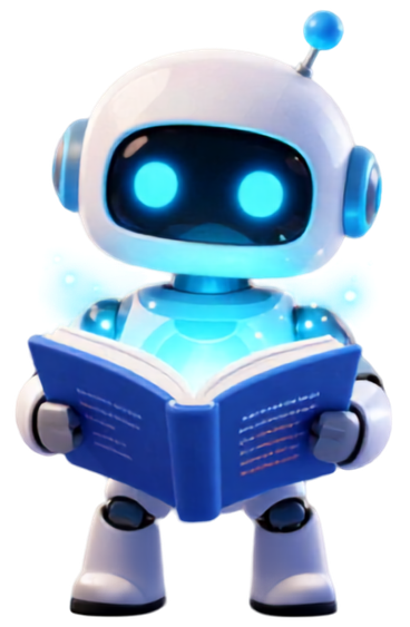 Prompt Master, the friendly Young AI Creators robot guide